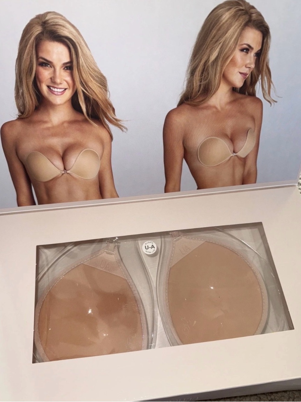 NuBra Ultralite by Fashion Forms Adhesive Bra Nude New in Box A Cup